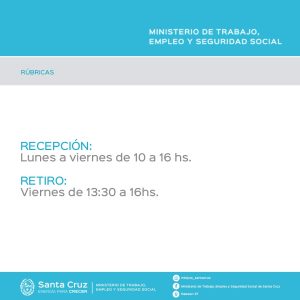 El Gobierno informa las vías de comunicación del Ministerio de Trabajo, Empleo y Seguridad