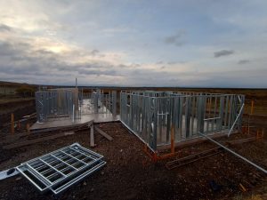 Continúan los avances en la obra de la Reserva Geológica Laguna Azul