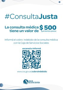Se actualizó el valor de las consultas médicas en la Caja de Servicios Sociales