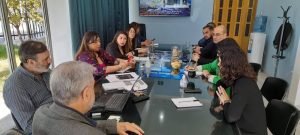 El Gobierno Provincial se reunió con el titular del Municipio de Pico Truncado y su equipo