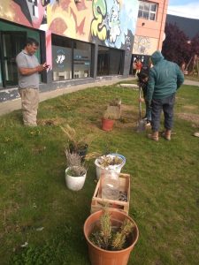 Se plantó flora nativa en el Complejo Cultural en el marco de los 100 años de la Rebelión