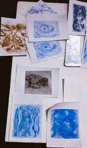 Artes Visuales brindó un exitoso taller de técnicas de grabado