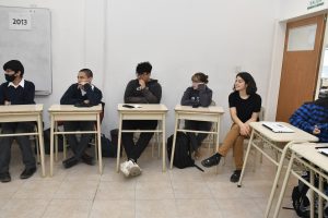 Estudiantes secundarios fueron parte de los talleres “Participación estudiantil” y “Ciudadanía digital”