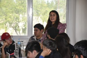 Estudiantes secundarios fueron parte de los talleres “Participación estudiantil” y “Ciudadanía digital”