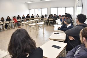 Estudiantes secundarios fueron parte de los talleres “Participación estudiantil” y “Ciudadanía digital”