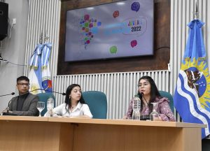Estudiantes santacruceñxs participaron de la sesión y acto de cierre del Parlamento Juvenil del Mercosur 2022