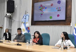 Estudiantes santacruceñxs participaron de la sesión y acto de cierre del Parlamento Juvenil del Mercosur 2022