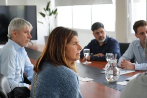 Producción se reunió con una comitiva de Italia