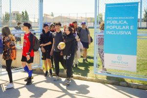 Con gran participación de estudiantes se llevó adelante el “Mundialito Callejero”
