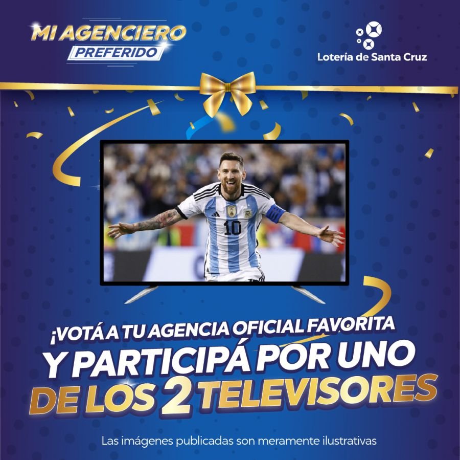 Mi Agenciero Preferido: Lotería de Santa Cruz sortea 2 televisores para el mundial de Qatar