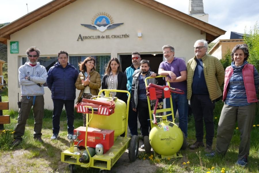 El Gobierno de Santa Cruz colabora con la concreción del aeródromo público en El Chaltén