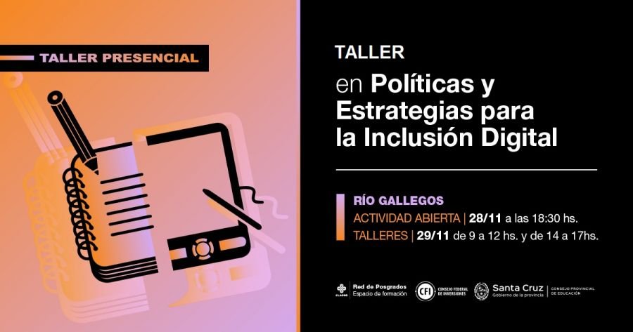 Convocan a participar del Taller en Políticas y Estrategias para la Inclusión Digital en América Latina