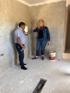 Avanza la obra de la Sala de Elaboración en la estación de Piscicultura de Piedra Buena