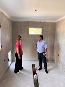 Avanza la obra de la Sala de Elaboración en la estación de Piscicultura de Piedra Buena