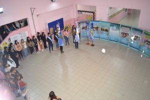 El IPES de Caleta Olivia realizó la ceremonia de cambio de banderas