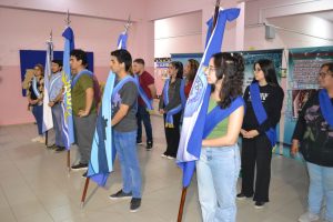 El IPES de Caleta Olivia realizó la ceremonia de cambio de banderas