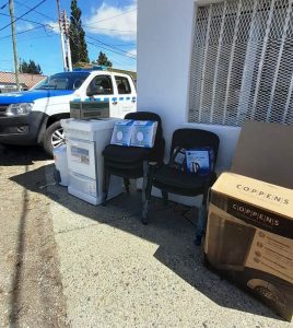 Entregaron bienes e insumos para el Puesto Fijo del Barrio 499 en Río Gallegos