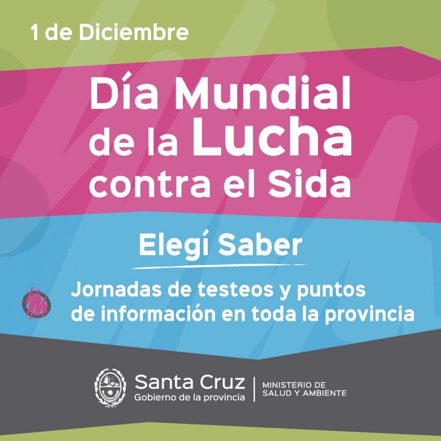 "Elegí saber": 1° de diciembre Día Mundial de la Lucha contra el Sida