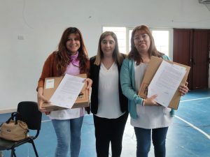 Se concretó la entrega de notebooks de primera generación a instituciones educativas de Caleta Olivia