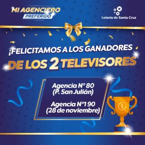 Lotería de Santa Cruz anunció lxs ganadorxs del concurso Mi Agenciero Preferido 2022