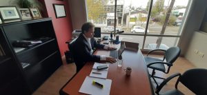 El Registro Civil realizó junto a senadores y senadoras un ensayo general previo a la sesión virtual