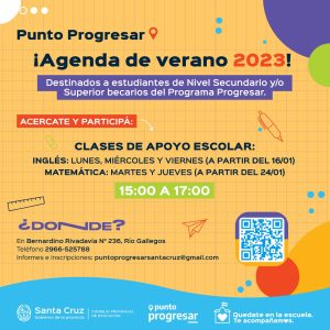 Educación brinda Clases de Apoyo Escolar en la sede del Punto Progresar Río Gallegos