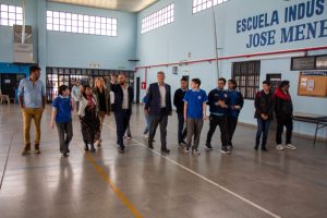 Autoridades recorrieron escuelas de Educación Técnica Profesional
