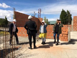 Concretaron visita a la obra de la Escuela Industrial en Procesos Energéticos de 28 de Noviembre