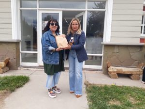 Recorrieron el predio donde se construirá el nuevo edificio de la Escuela Secundario Profesional de Lago Posadas