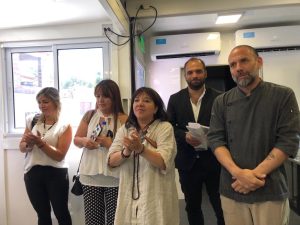 Inauguraron el Aula Taller Móvil de Gastronomía en Caleta Olivia