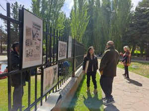 La muestra "40 Años de recuperación de la democracia" se expone en El Calafate