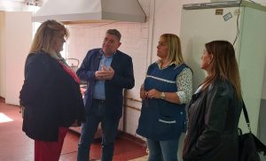 Autoridades de Educación concretaron visita a la EPP Nº55 y al comedor de la EPP Nº44