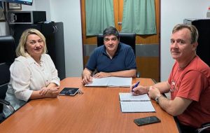 Salud se reunió con responsables de los Hospitales de Caleta Olivia y Pico Truncado