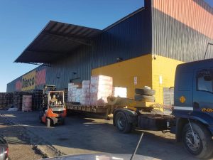 Articularon acciones para el traslado de módulos alimentarios