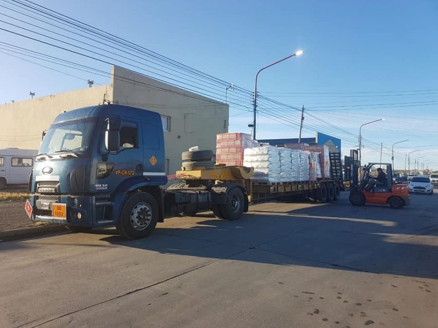 Articularon acciones para el traslado de módulos alimentarios