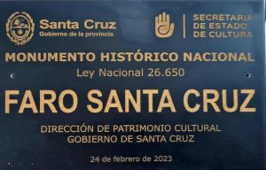 El Faro Santa Cruz fue declarado Monumento Histórico Nacional