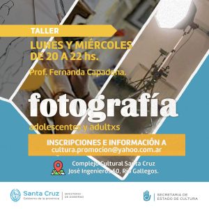 Últimos días para inscribirse en los talleres del Complejo Cultural Santa Cruz