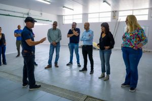 Se realizó recorrida por las Plantas Pesquera Artesanal y de Procesamiento de Puerto San Julián