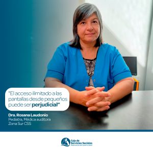 La Caja de Servicios Sociales recomendó reducir y supervisar el uso de pantallas en infancias