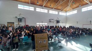 Identidad Santacruceña: Esteban Bayer acompañó a los estudiantes del CPES Nº41