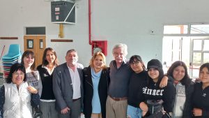 Identidad Santacruceña: Esteban Bayer acompañó a los estudiantes del CPES Nº41