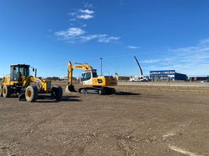 Río Gallegos: Avanzan los trabajos para mejorar el acceso vehicular en la Escuela Industrial Nº 6