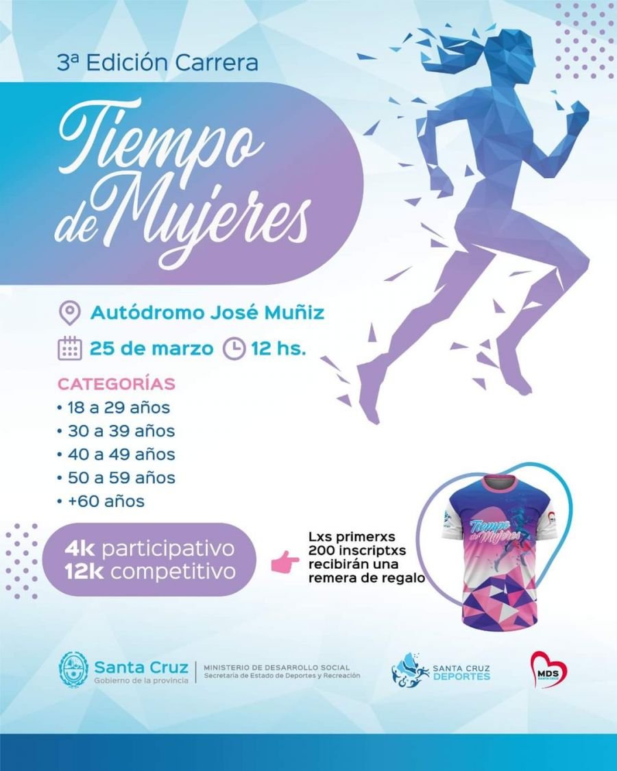 Se abren las inscripciones para la maratón "Tiempo de Mujeres"
