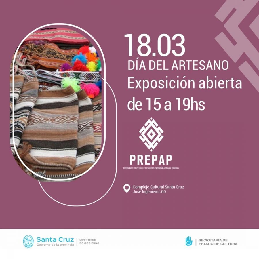 Se conmemorará el Día del Artesano en el PREPAP