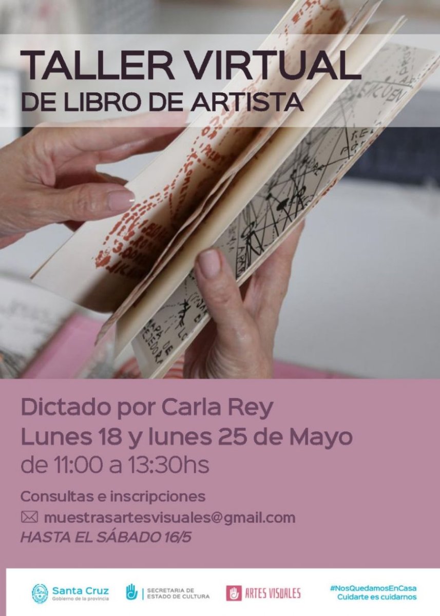 Abrieron las inscripciones para el “Taller virtual de Libro de Artista”