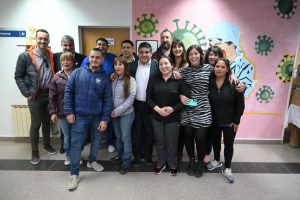 Salud realizó un reconocimiento a la comunidad de Puerto San Julián por su labor durante la pandemia