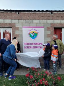 Autoridades provinciales acompañaron la inauguración de la Escuelita Municipal de Pesca Deportiva