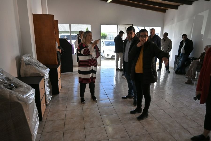 Supervisaron el avance de obra del Centro de Salud “Dr. Hector Bitti” de Piedra Buena