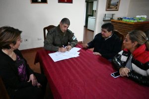 Se realizó entrega de insumos sanitarios al Escuadrón Nº 43 de Gendarmería Nacional de Río Turbio