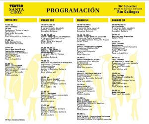 Comenzó la cuenta regresiva para el Selectivo Teatro Santa Cruz